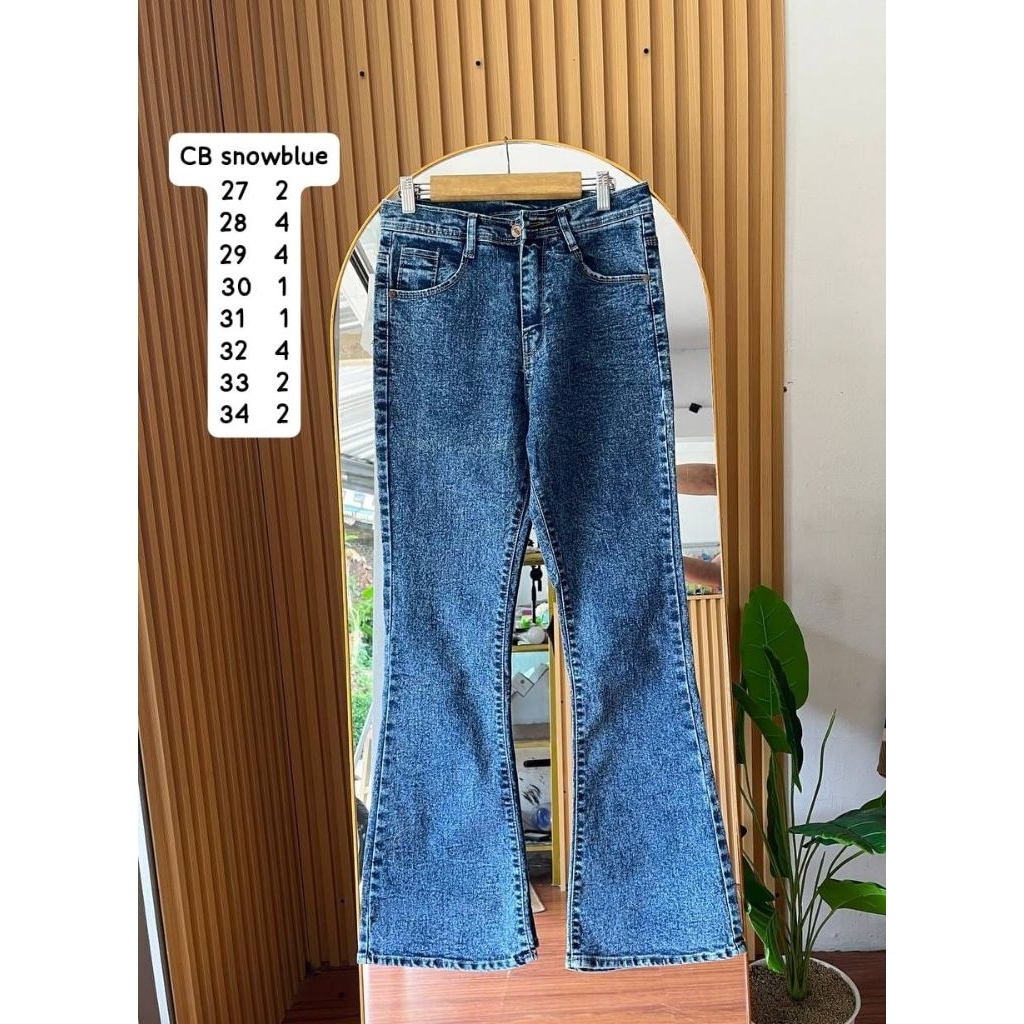 Jeans Cutbray SnowBlue