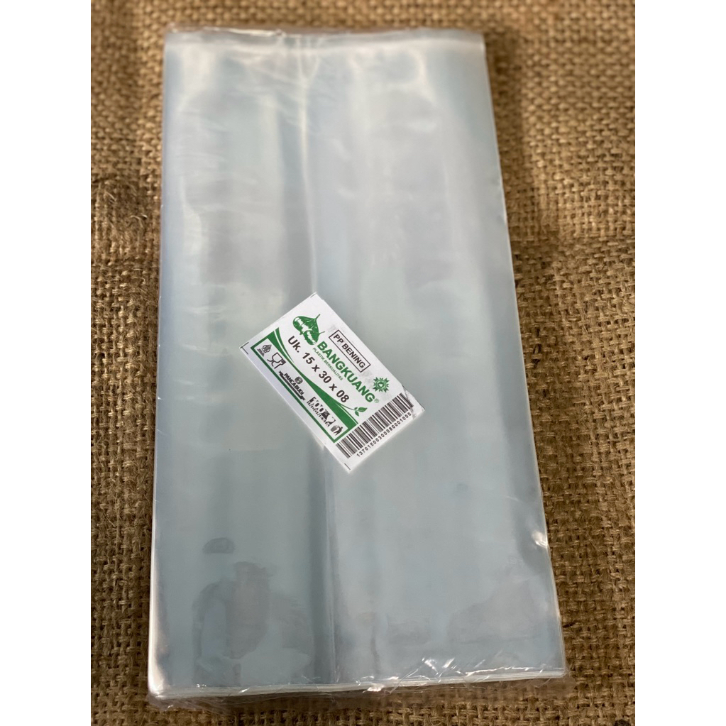 PLASTIK PP 15X30 TEBAL 0,8 BENGKUANG