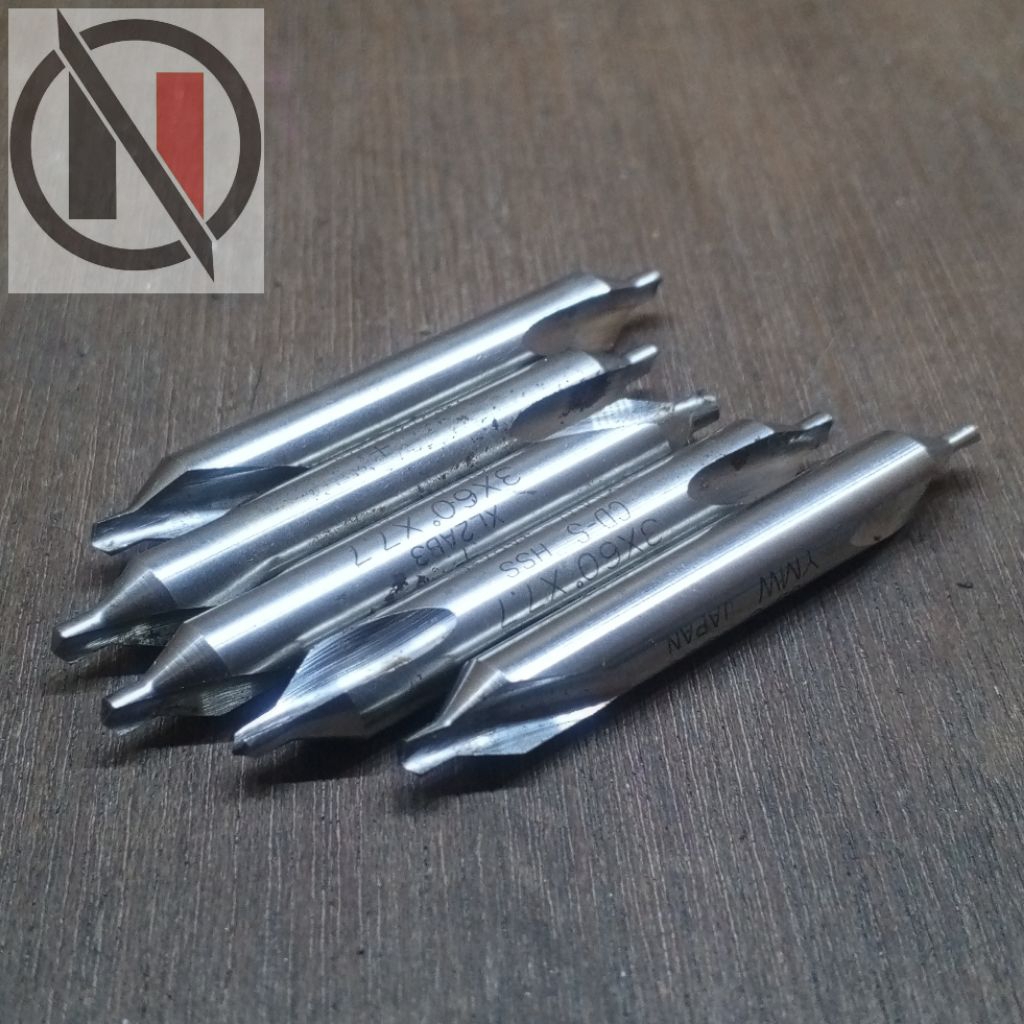 Centerdrill bor senter 3x60°x7,7 yamawa bekas