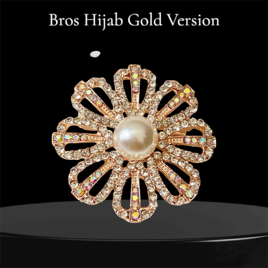 BROS JILBAB KOREA PREMIUM MOTIF BUNGA