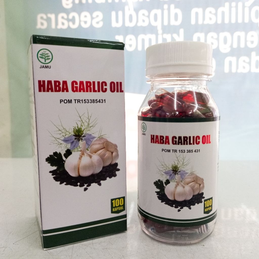 Sauda Garlic Oil Habba Garlic isi 100kapsul / Habba Garlic Oil Gold