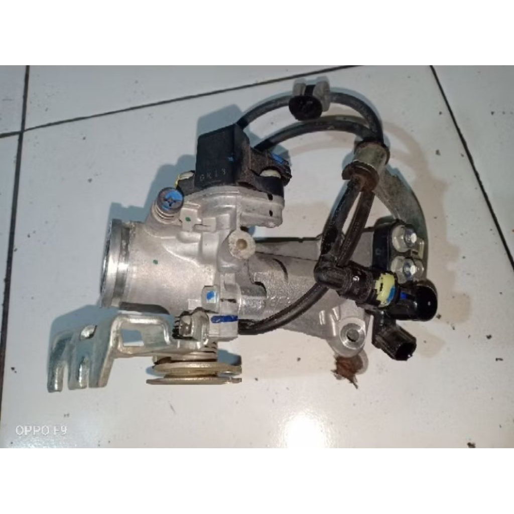 THROTTLE BODY TROTLE BODY TB INJEKTOR SENSOR TPS BEAT FI SCOOPY FI SPACY FI STATER KASAR CEKREK ORIG