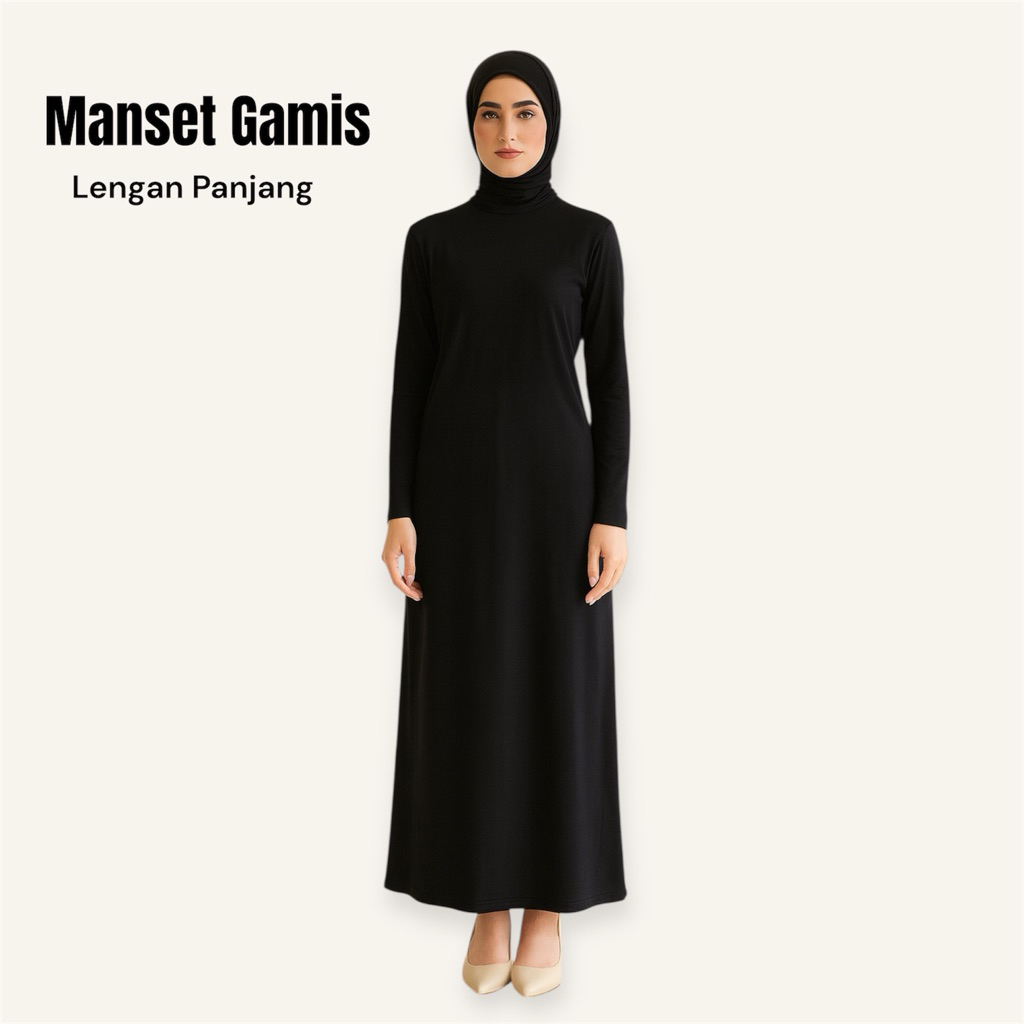 Manset Gamis Lengan Panjang | Inner Baju Gamis Lengan Panjang