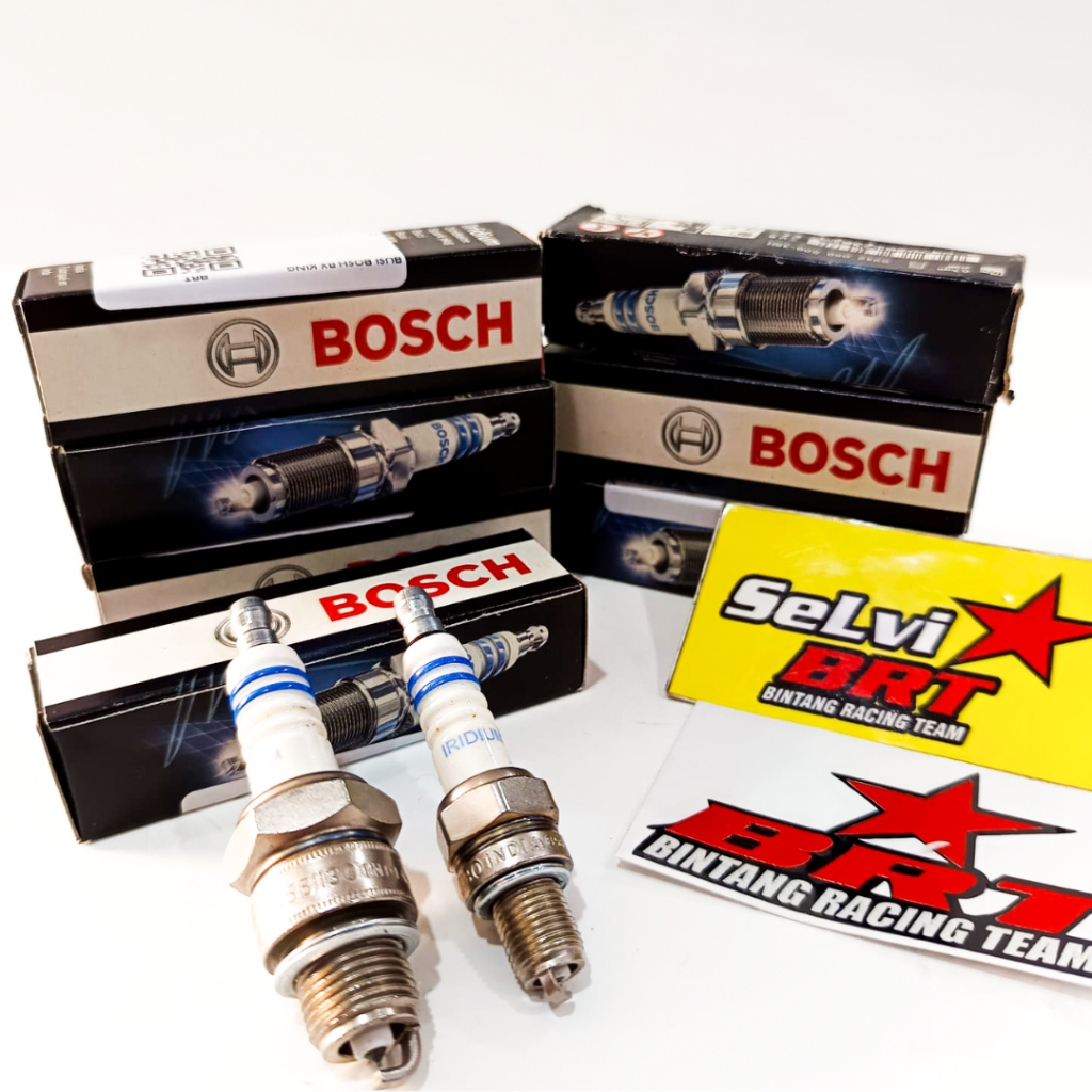 BUSI RACING BOSCH BRT IRIDIUM 2TAK RX KING F1ZR ALFA FORCE 1 VESPA JUPITER Z MIO KLX150 SUPRAFIT WIN