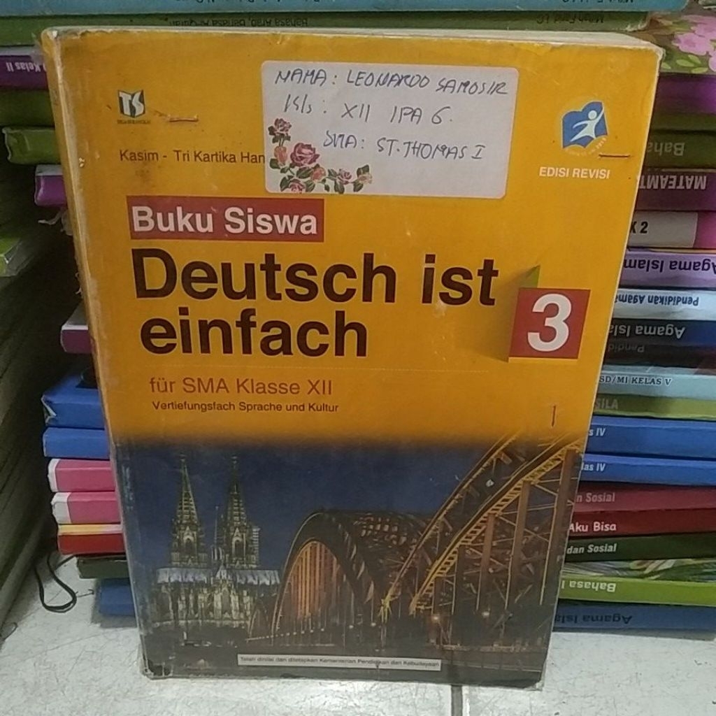 Buku siswa Deutsch ist einfach kurikulum 2013 revisi SMA kls 3-12/X11 tiga serangkai