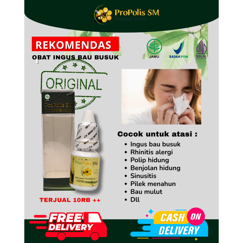 Obat ingus bau busuk , penghilang lendir dihidung