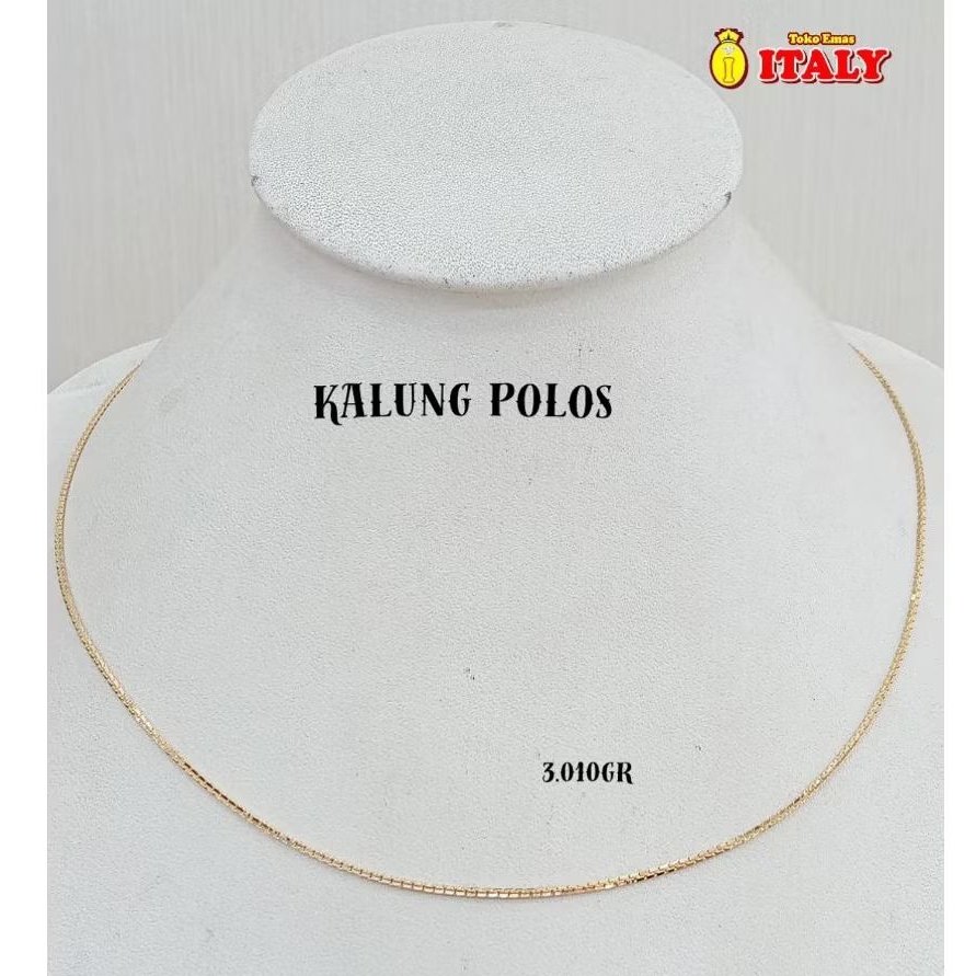kalung emas tua variasi POLOSAN