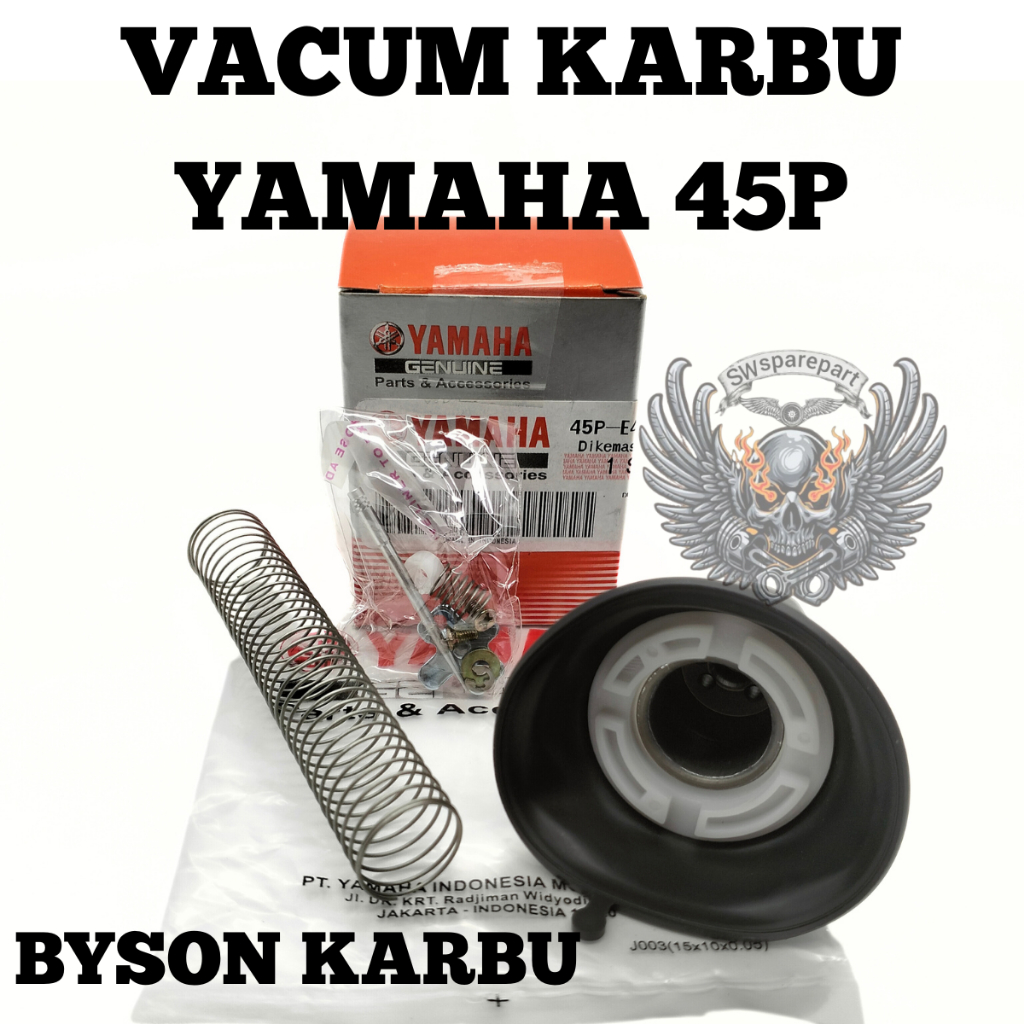 ORIGINAL ( 100% ) VAKUM KARBURATOR YAMAHA 45P BYSON KARBU KUALITAS ORIGINAL ASLI YAMAHA YGP PRESISI 