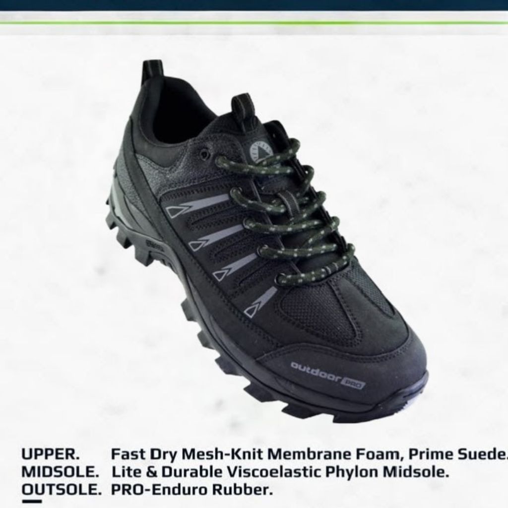 Sepatu Lynk Quarto Outdoor Pro - Sepatu Hiking Gunung Lynx - Sepatu Pro Outdoor Link
