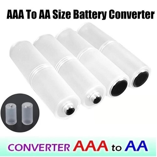 Converter AAA to AA Konverter Baterai Batere Kotak Case Casing Cas Batery Batree Batterai A3 ke A2 T