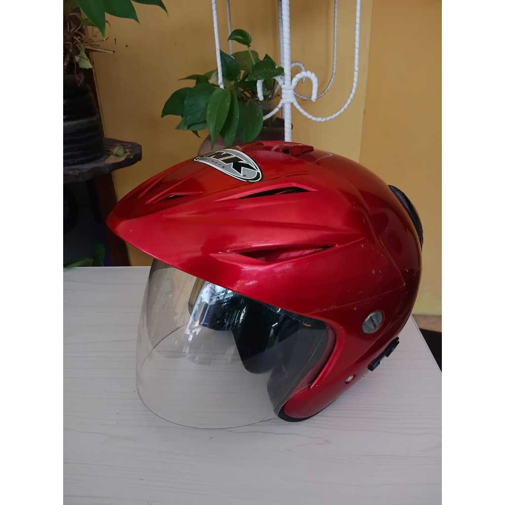 Helm INK CX 25 Merah Maroon Original M-L
