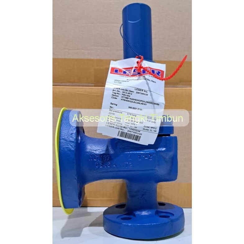 Pressure Safety Valve 1" X 2" Leser