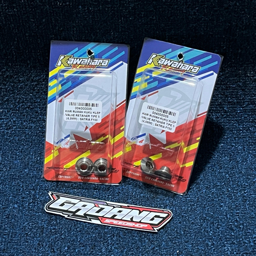 Retainer Titanium Rumah Kuku Klep Kawahara Type 5 Satria FU Batang 4.5mm