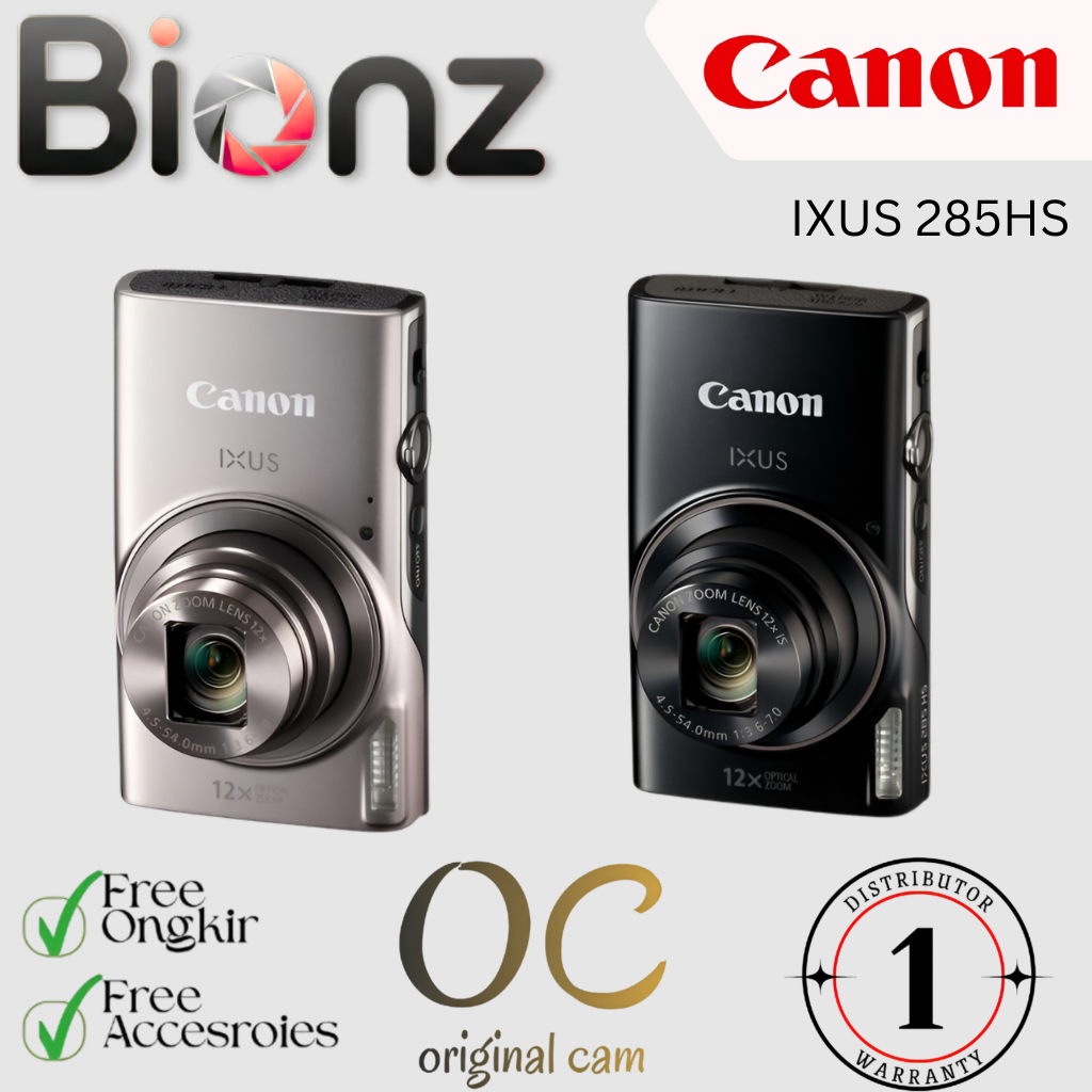 CAMERA CANON IXUS 285HS / CAMERA POCKET CANON IXUS 285HS