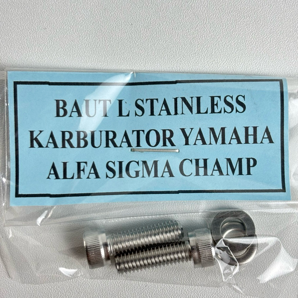 baut L stainless karburator Yamaha ALFA CHAMP SIGMA
