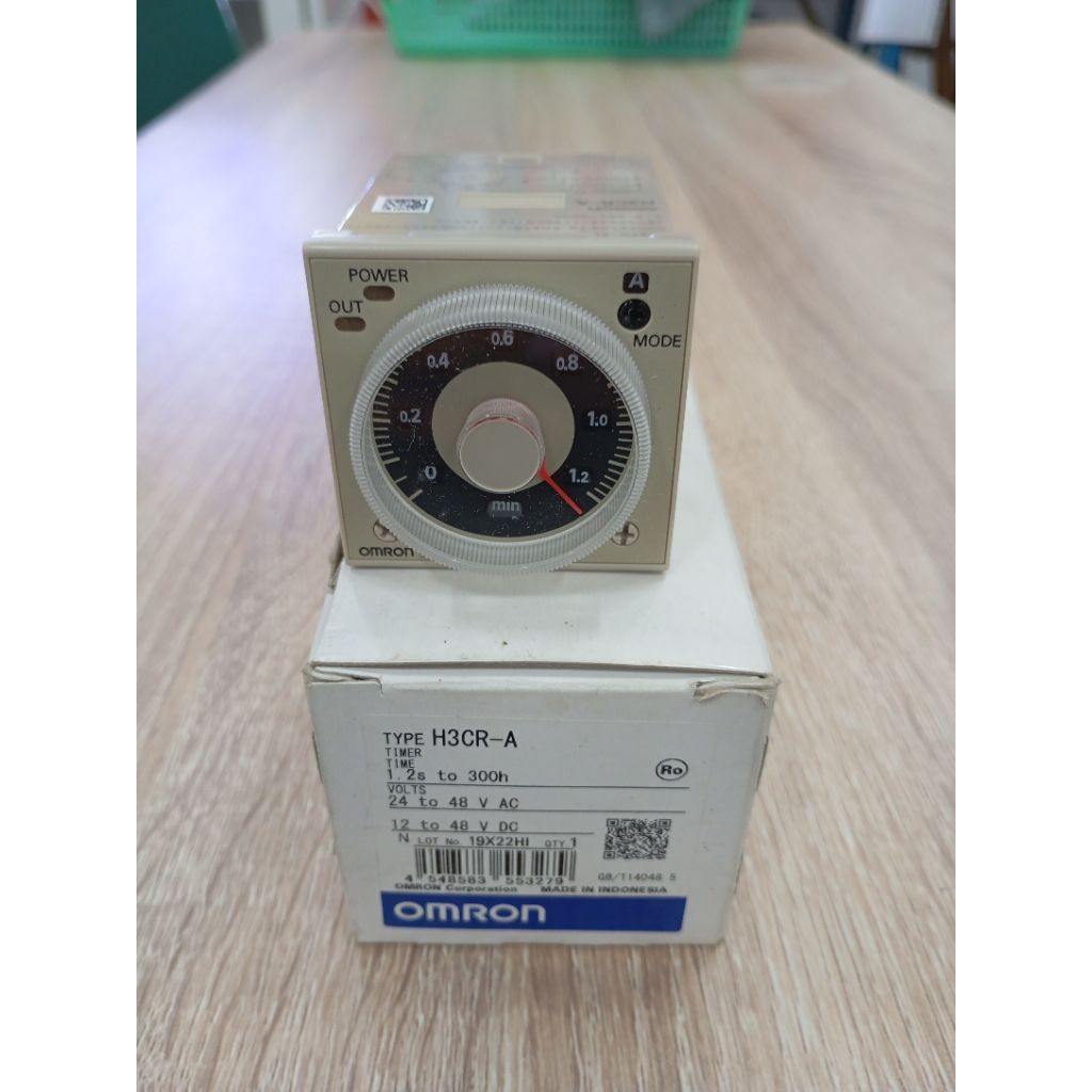 TIMER OMRON H3CR-A 12 - 48VDC ORIGINAL untuk kontrol timer kelistrikan DC