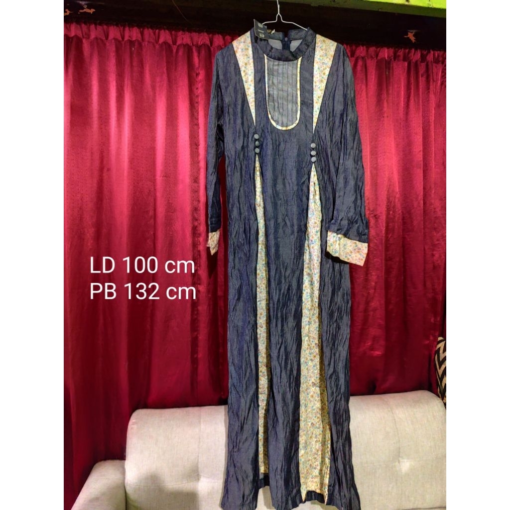 Gamis denim preloved
