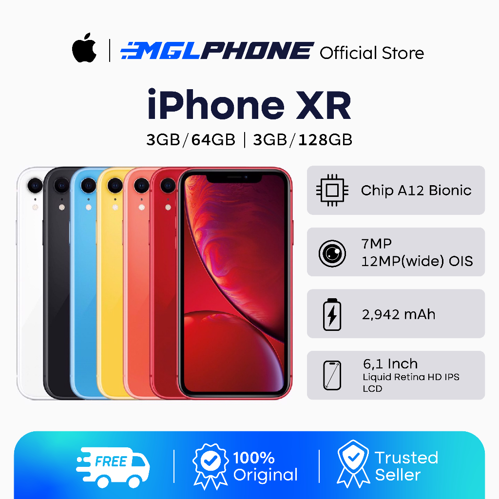 IP XR 128GB/64GB SECOND FULLSET EX INTER BERGARANSI