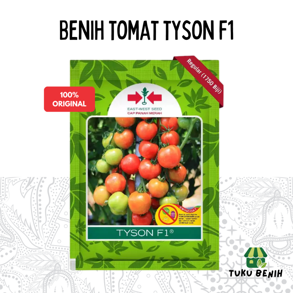 Benih Tomat TYSON F1 1750 Biji - Cap Panah Merah