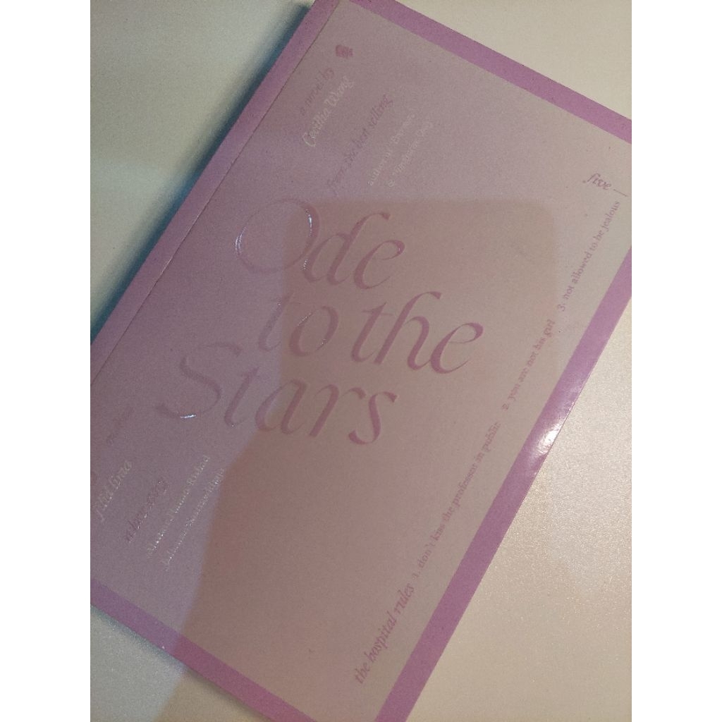 preloved novel ode to the stars (cecilia wang)