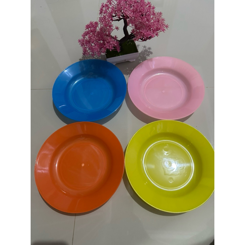 piring plastik murah 1 lusin