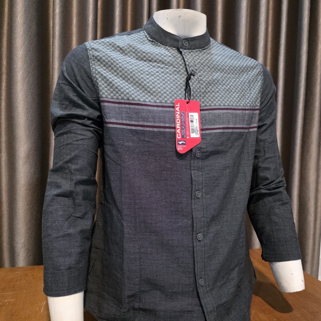 CARDINAL JEANS ORIGINAL KEMEJA KOKO LENGAN PANJANG SLIMFIT