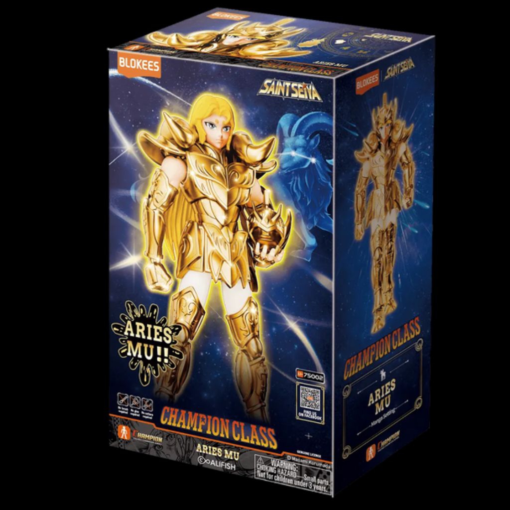 Blokees Saint Seiya Champion Class Aries Mu 75002 - Blokees Figures Saint Seiya CC 01