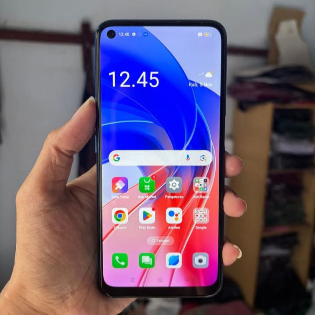 LCD Ori Asli Copotan Oppo A54 4G / Oppo A55 4G Fullset Touchscreen