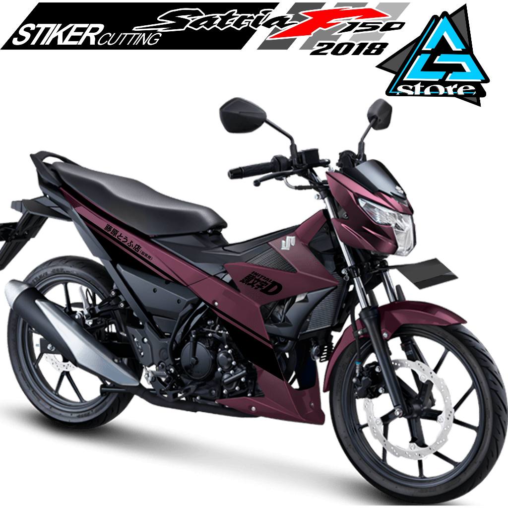 CUTTING STICKER/STIKER MOTOR SARIA F/01/STRIPING MOTOR SATRIA FU 2018/STIKER INITIAL D/STIKER LOGO