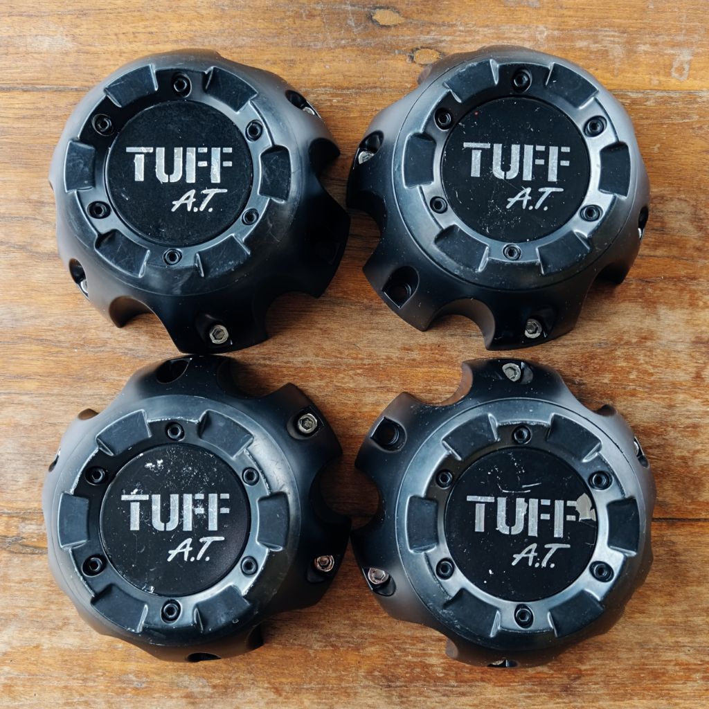 Dop Tuff 4x4 Hitam Lobang 6 Set