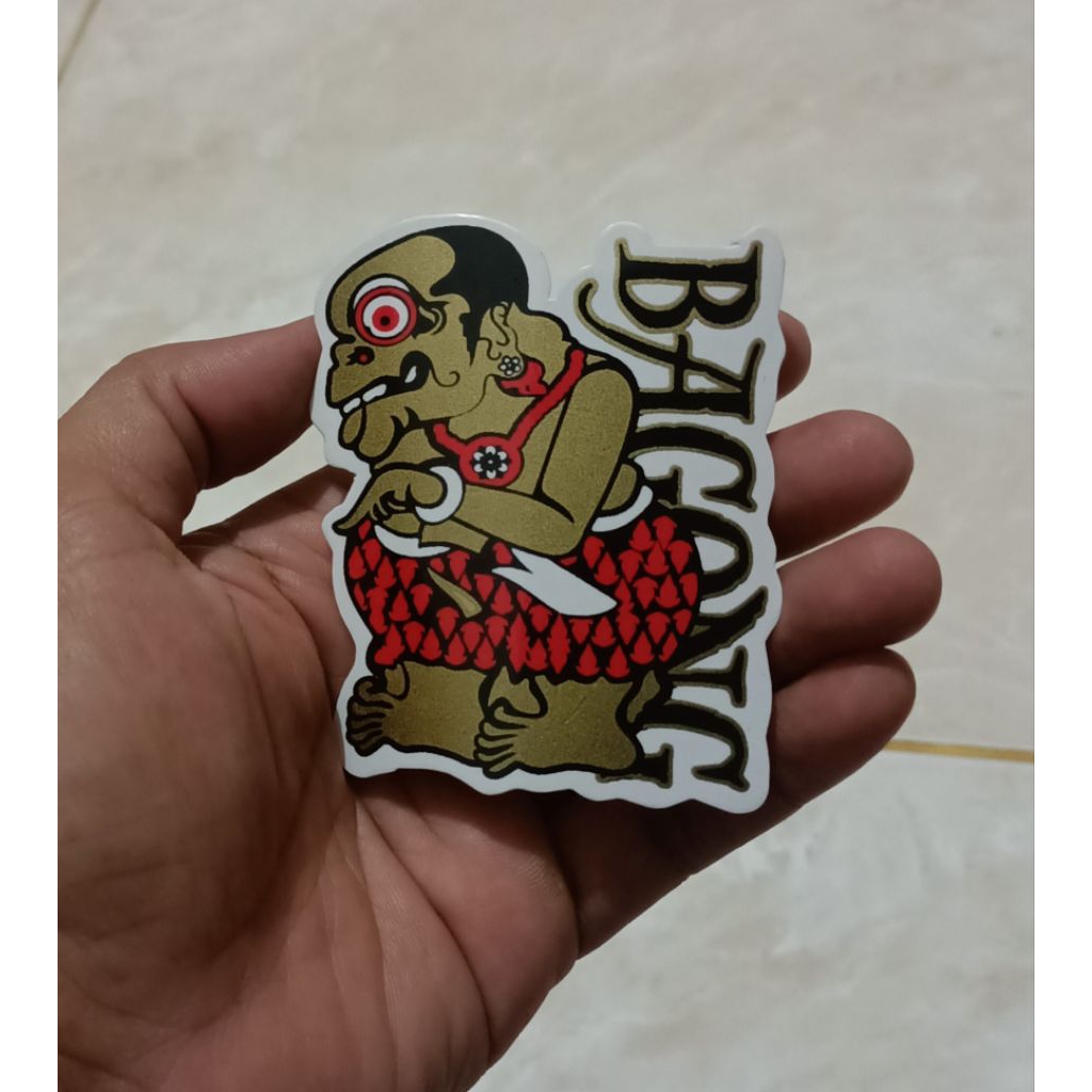 Stiker motor wayang Bagong isi 2