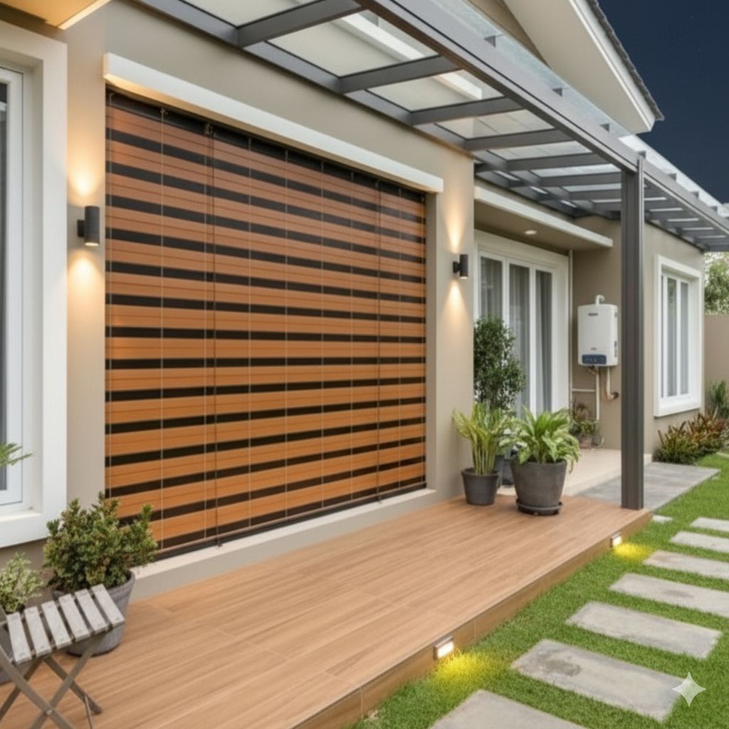 Shoporenku Tirai Outdoor Pvc,Tirai Gulung Pvc Outdoor