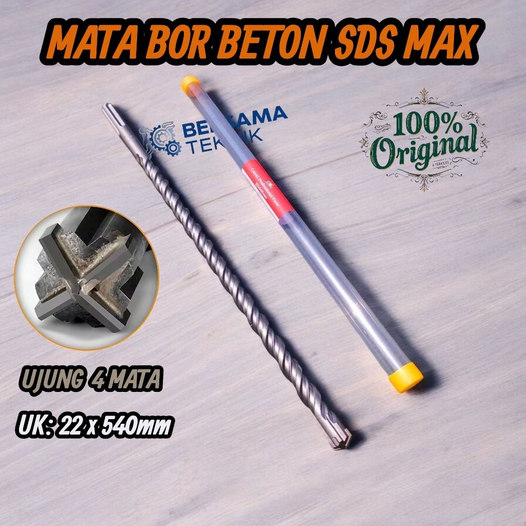 Mata Bor Beton SDS Max 22×540mm /Mata Bor  Bobok Beton SDS MAX Cassal