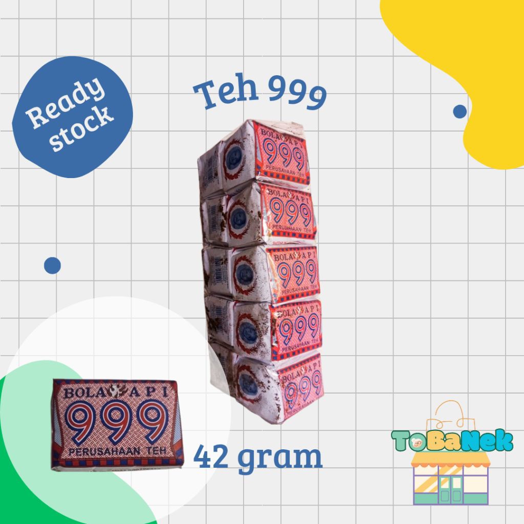Teh 999 Bola Api Teh Tubruk Cap 999 Teh 999 42 gram