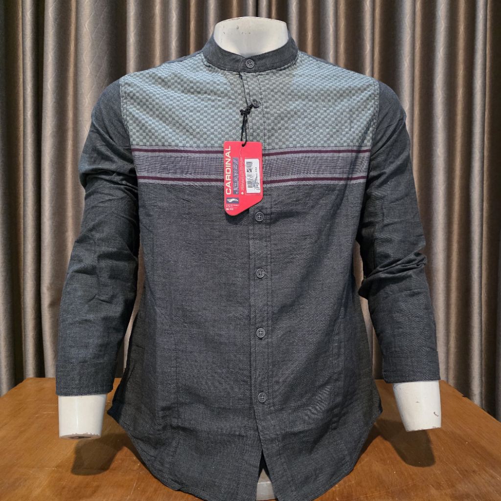 BAJU KEMKO CARDINAL JEANS ORIGINAL ATASAN PRIA TANGAN PANJANG