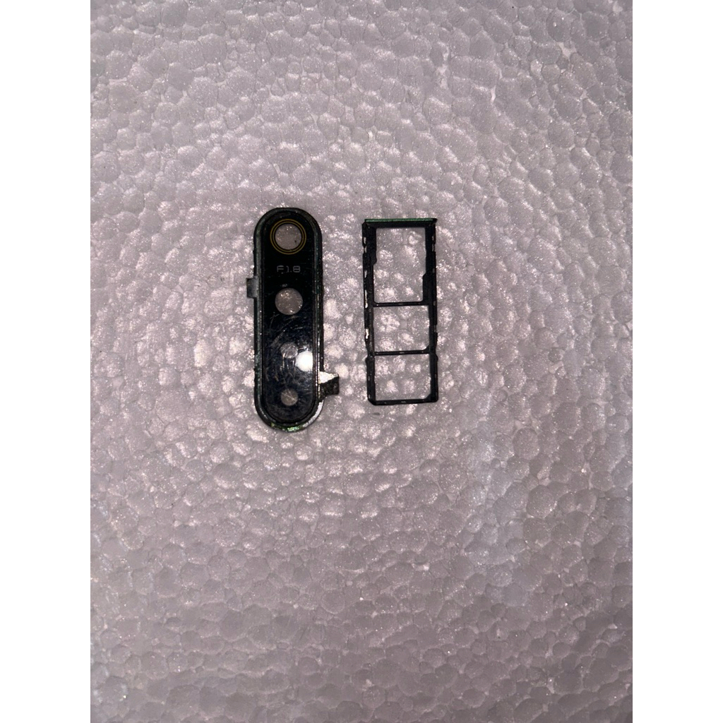 kaca kamera set simtray realme 5i original copotan