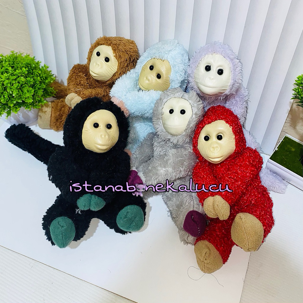 Boneka Kera Mini – Boneka Lucu Mesin Capit Lembut & Gemoy
