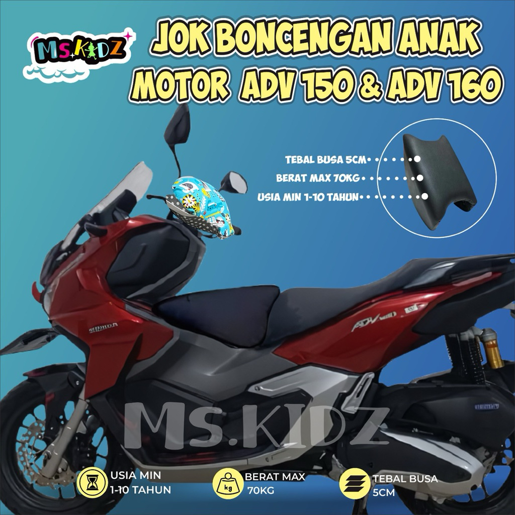 Jok Motor Anak Boncengan Depan ADV 160 ADV 150 Kursi Dudukan Portable Matic
