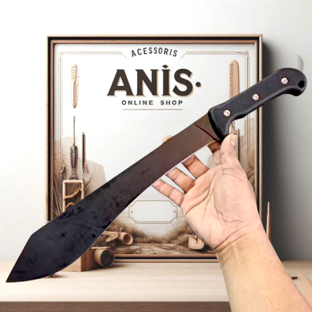 Pisau Survival Multifungsi Camillus Machete Full Tang – Gagang Anti Slip Kuat