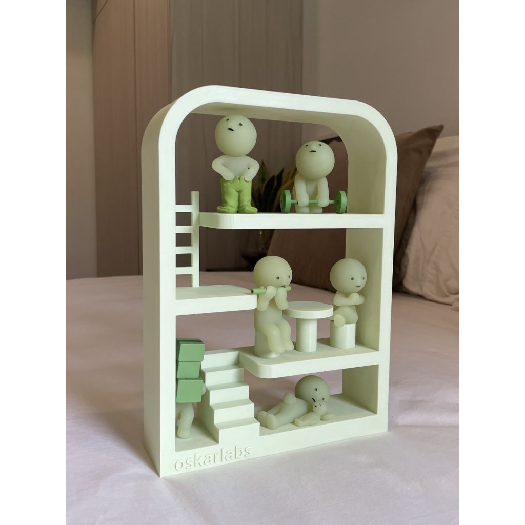 Smiski House Miniatur Rumah Minimalis 3D Print