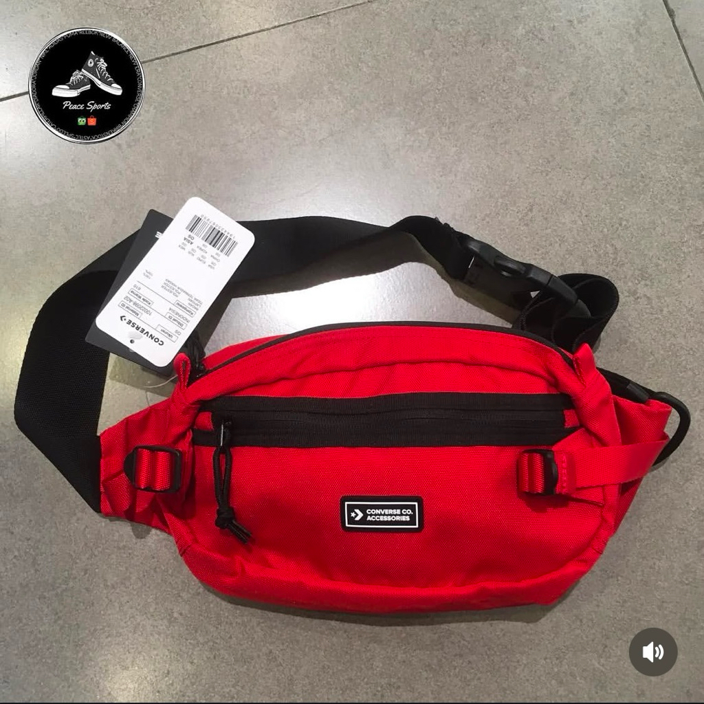Tas Converse Waistbag Red Original Resmi BNWT
