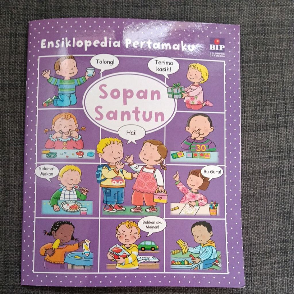 ensiklopedia pertamaku BIP SOPAN SANTUN