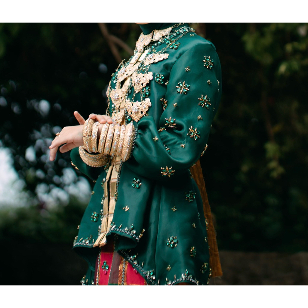 Baju Bodo Bugis/Makassar Hijau Datu