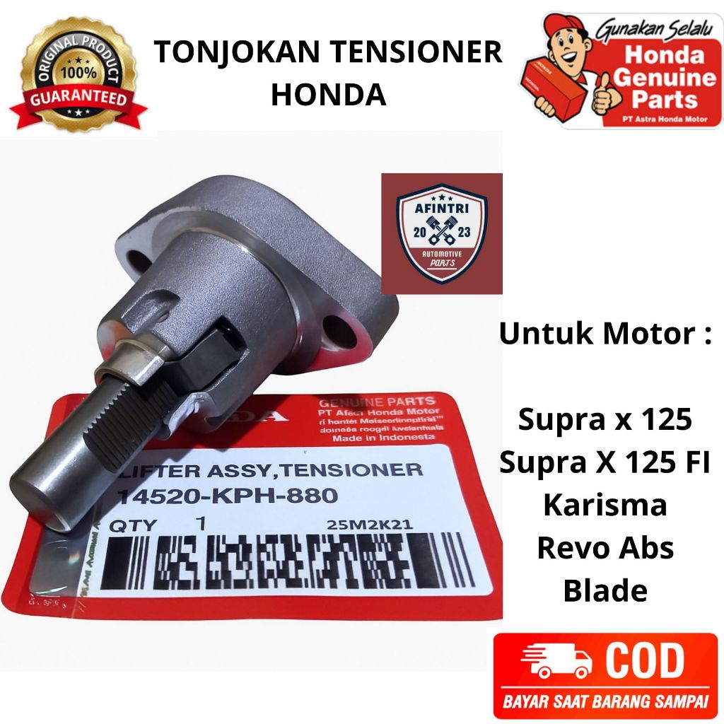 Original AHM Tonjokan Keteng Tensioner Honda Supra x 125 Karisma Revo Abs Blade