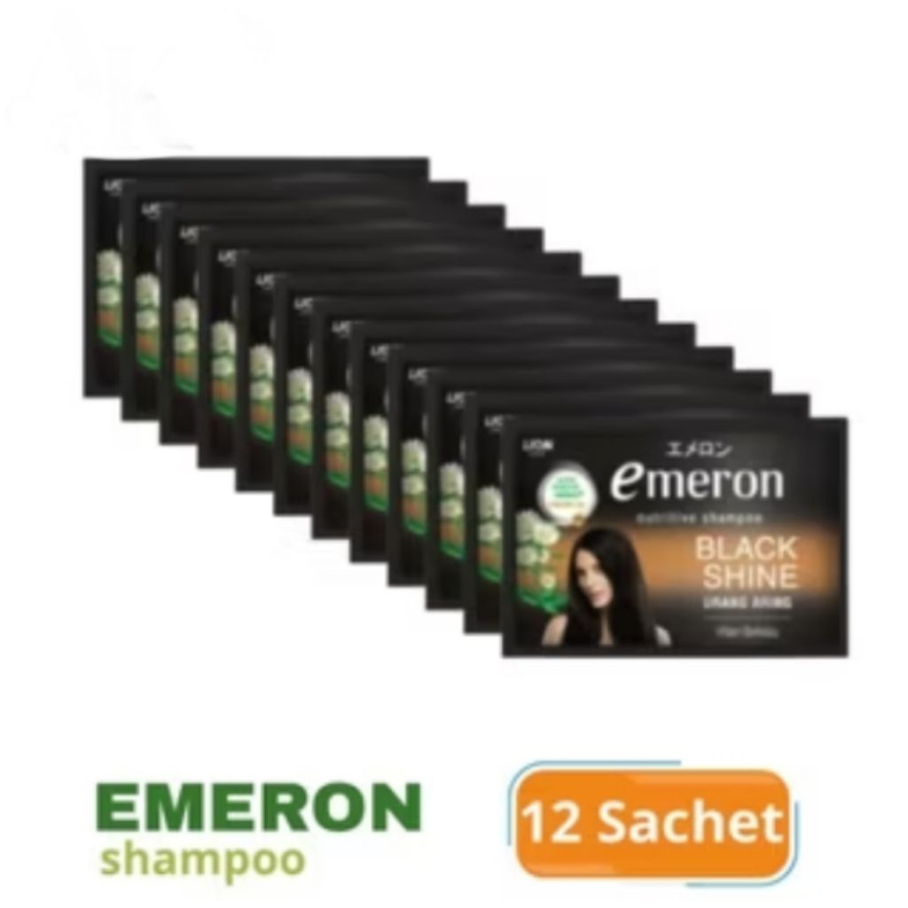 Emeron Shampoo Black Shine Urang Aring Sachet