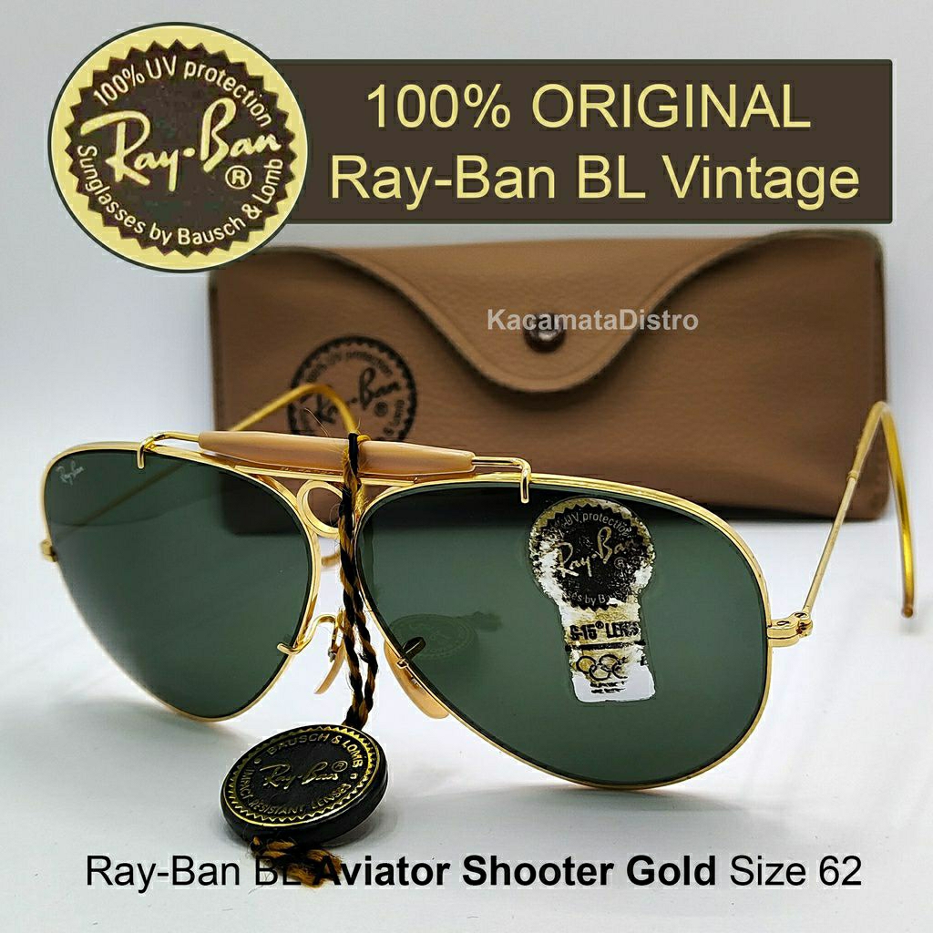 KACAMATA Hitam fashion_ RAY~BAN VINTAGE klasisic