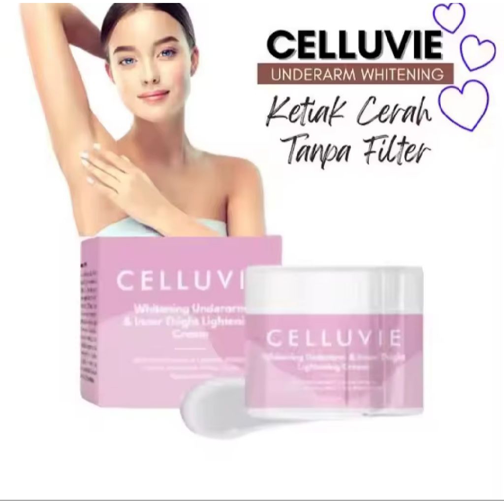 Pemutih Ketiak & Selangkangan Celluvie Underarm Whitening Ketiak Cerah & GLOWING