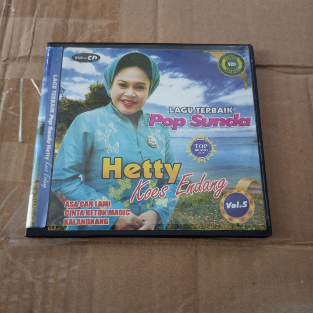 VCD Karaoke Pop Sunda Hetty Koes Endang Asa Can Lami