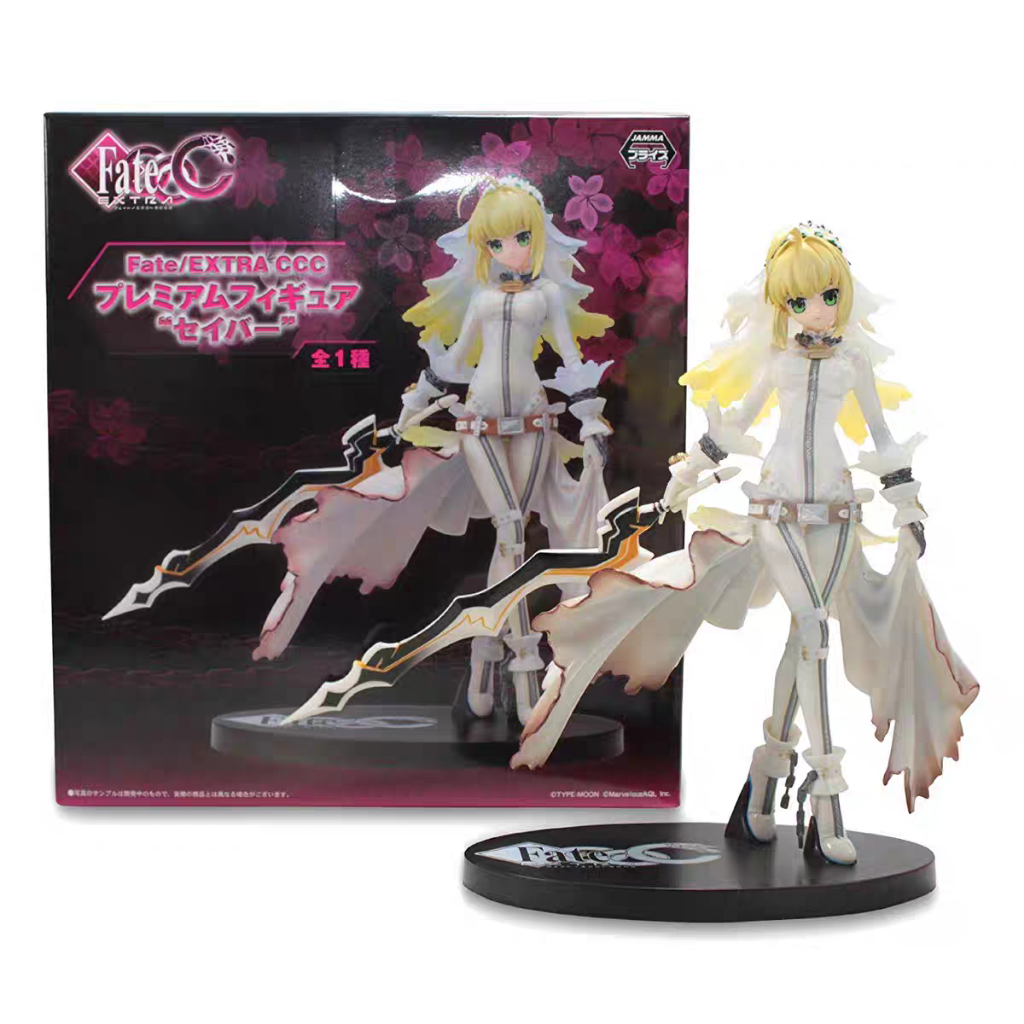 Fate/EXTRA CCC Saber Bride Premium Figure PVC Figure Anime Saber Lily Koleksi