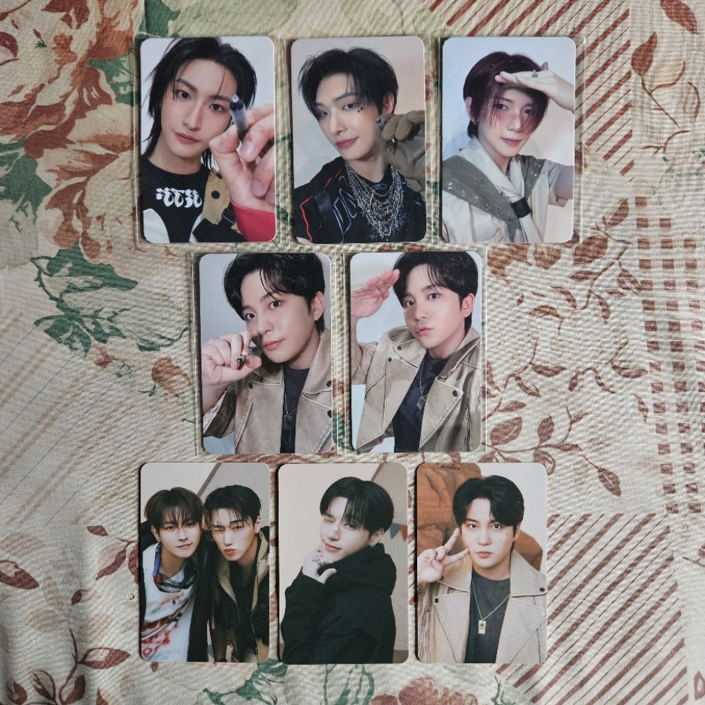 photocard ateez atz aniteez pc seonghwa mingi jongho san yeosang bene fever pt.3 rabbit boneka doll 